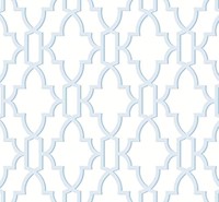Vinilo para pared color azul Hampton (216 x 27 x 0.01")
