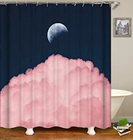 Cortinas de Baño Cortina de ducha diseño de cielo nocturno