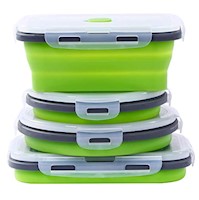 Contenedores, de almacenamiento de alimentos plegables