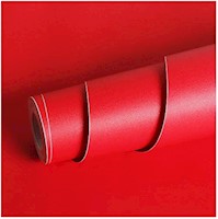 Papel pintado de vinilo autoadhesivo  rojo