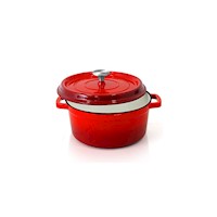 Olla de Hierro Fundido roja NUTRICHEF NCCIEC45