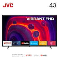 TELEVISOR JVC 43 Full Hd Tv Con Netflix Youtube