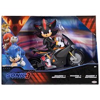 Sonic 3 Figura Shadow Con Motocicleta