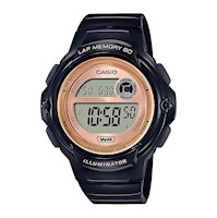 Reloj CASIO LWS-1200H-1A Resina Mujer Negro