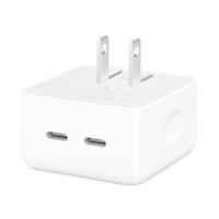 Cargador Adaptador Dual USB Tipo C 35W Carga Rapida Iphone y Android