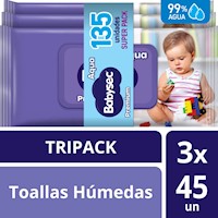 Toallitas Húmedas Babysec Premium 45 Un - Pack 3 UN