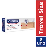 Curitas Tela Elástica - Caja 8 UN