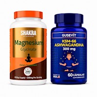Pack Magnesio Glicinato + Ashwagandha KSM-66