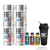 COMBO SUPREME NUTRITION - 4 FIRE XT 60 CAPS. + SHAKER
