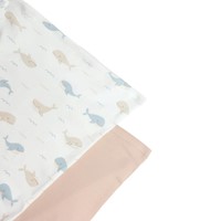 Pack X2 Sabanas Bajeras Pack & Play  Ballenas Infanti
