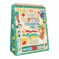 Cuaderno mágico coloreo con agua Floss & Rock Jungla