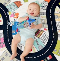 MAT DE JUEGO REVERSIBLE - VIBRANT VILLAGE