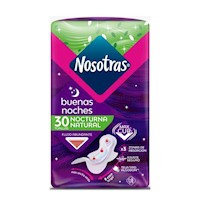 Nosotras Buenas Noches Max Cur - Bolsa 30 UN