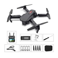 Drone E88 Wifi Doble Cámara 4k + Estuche Y Accesorios-N