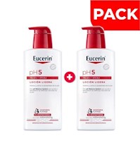 Dúo Pack Eucerin ph5 Syndet Gel - Frasco 400 ML