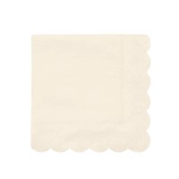 Servilleta Pequeña Crema 20 Und Meri Meri