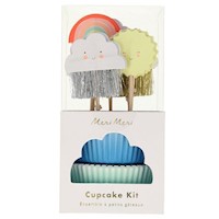 Kit de Cupcakes Happy por 24 und - Meri Meri
