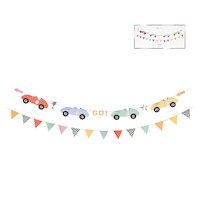 Guirnalda por 1 Und Carrera de Carros Meri Meri