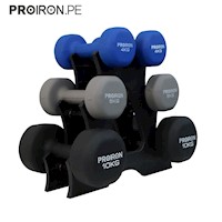 Set de mancuernas de neopreno Proiron de 4kg-5kg-10kg