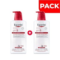 Dúo Pack Eucerin pH5 Loción Hidratante Piel Seca y Sensible - Frasco 400 ML