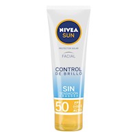 Sun Face Nivea Shine Control Cream FPS 50 - Frasco 50 ML