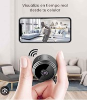 Mini Cámara Espía De Seguridad Wifi A9 Negro