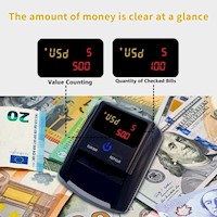 Detector portátil de billetes falsos