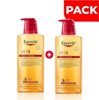 Dúo Pack Eucerin Ph5 Shower Oil - Frasco 400 ML