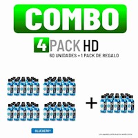 COMBO ADN NUTRITION - HD PACK 60 UNID. BLUEBERRY + 1 PACK GRATIS