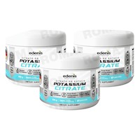 PACK 3 CITRATO DE POTASIO 200G EN POLVO EDENIS HEALTH