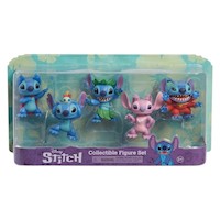 Disney Stitch Pack x5 Mini Figuras