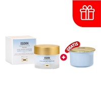 Crema Isdinceutics Hyaluronic Normal to dry Skin 50Gr + Refill 50Gr - 2 UN