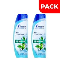 Dúo Pack Shampoo Head & Shoulders Anti-Comezón - Frasco 375 ML