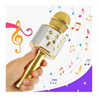 Microfono karaoke Dorado Bluetooth/ USB/SD/ AUX