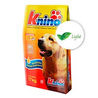 Comida para Perro Adulto Mayor o Sobrepeso Knino Light 17kg