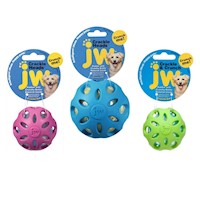 JW Juguete Crackle Heads Crackle Ball Small