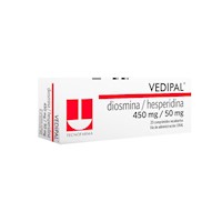 Vedipal 450mg / 50mg Comprimido recubierto - Caja 20 UN