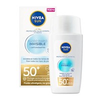 Protetor Nivea Sun Fluido Facial Invisibles SPF 50 - Frasco 40 ML