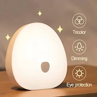 GENERADOR DE RUIDO BLANCO CON LUZ LED TACTIL ESPECIAL PARA DORMIR