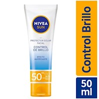 Protector Solar Nivea Sun Control Brillo - Frasco 50 Ml