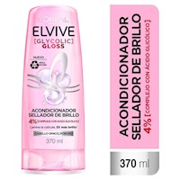 Acondicionador Elvive Glycolic Gloss Brillo 72h - Frasco 370 ML