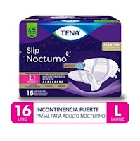 Pañales Tena Slip Noctuno Talla L - Bolsa 16 UN