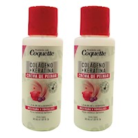 PACK 2 COQUETTE CREMA DE PEINAR COLAGENO 30ML PLACENTA LIFE
