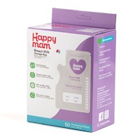 Bolsas de Almacenamiento de Leche Materna Happyman - Caja 50 UN