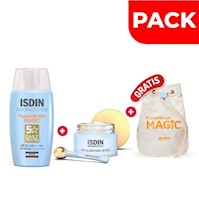 Isdin Isdinceutics Hyaluronic Eyes 15 G & Fotoprotector Fusion Water Magic 50 ML - Pack 2 UN