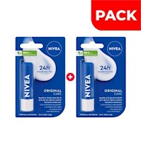 Dúo Pack Labial Nivea Lip Care Essential - Tubo 4,8 G