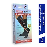 Medias de Compresión Sankom Gris Talla L/XL - Caja 1 UN