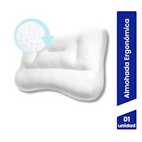Almohada Ergonómica con Rodillo Cervical Ergo Pillow - Caja 1 UN