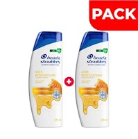 Dúo Pack Shampoo Head & Shoulders Anti-resequedad - Frasco 375 ML