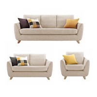 JUEGO DE SALA 3-2-1 NYZA - BEIGE